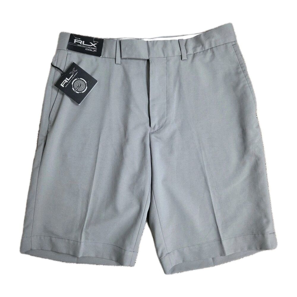 RLX Golf Shorts Men's Size 30 Chino Shorts 9" Inseam Ralph Lauren Gray NWT